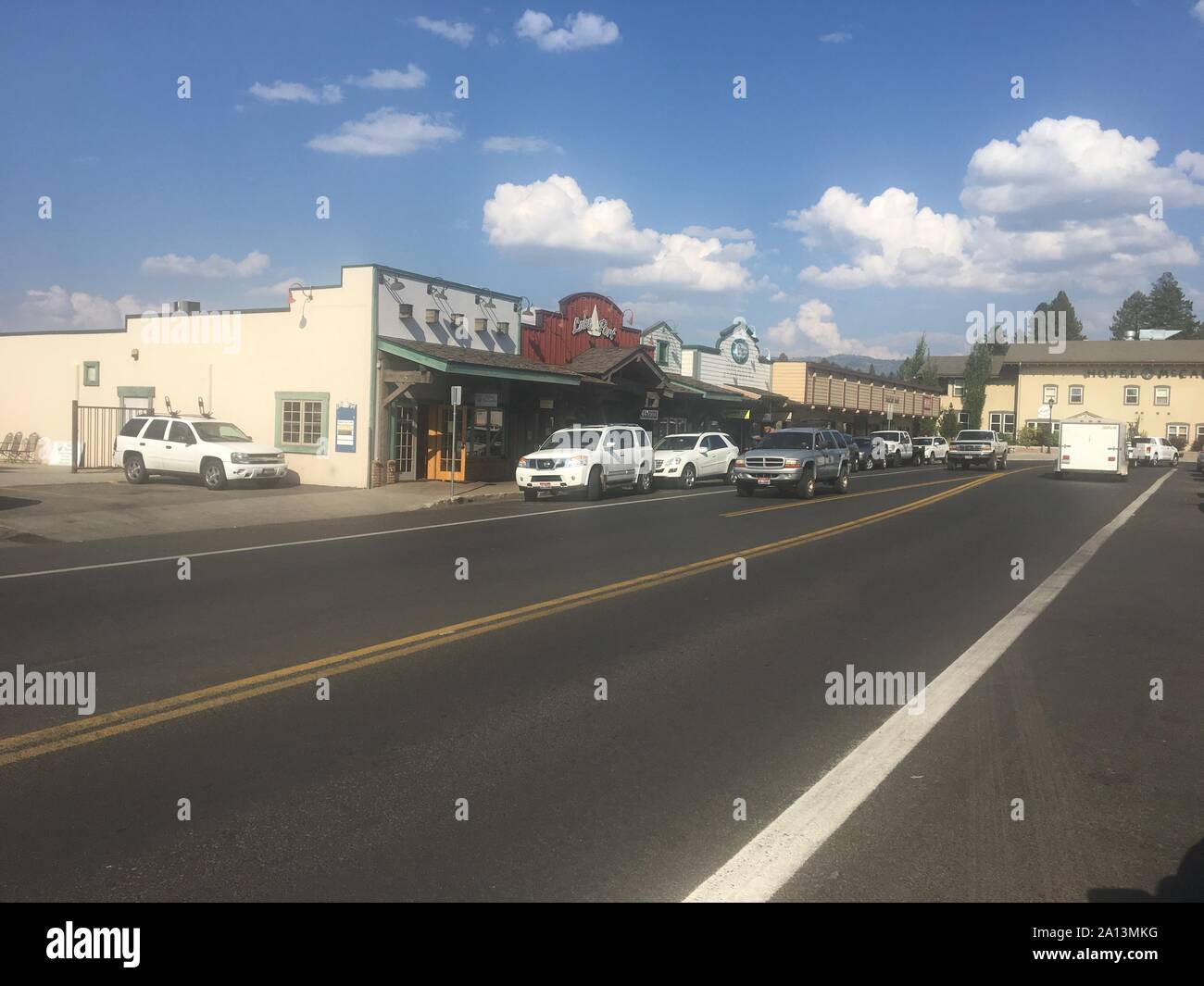 Downtown McCall, Idaho Stock Photo Alamy