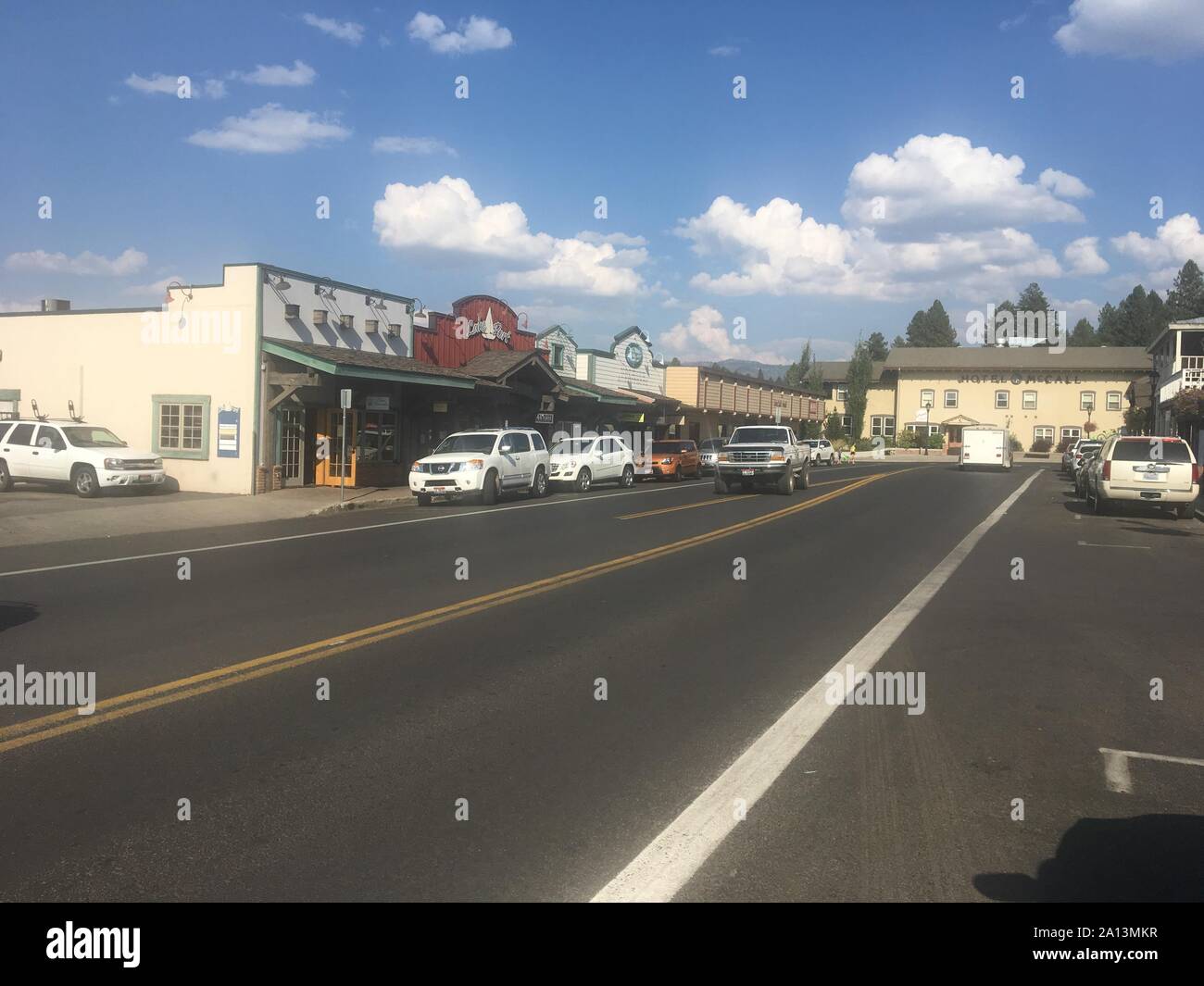 Downtown McCall, Idaho Stock Photo Alamy