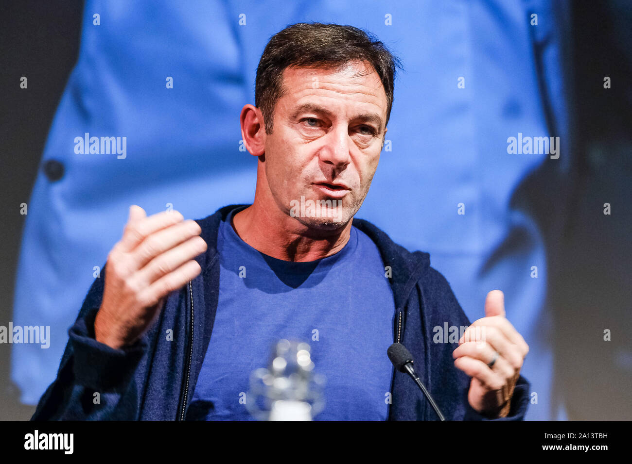 BFI Southbank, London, UK. 23rd Sep, 2019. Jason Isaacs on stage at Mark Kermode in 3d. Jason was discussing his new Sky Cinema Film; Hotel Mumbai. Picture by Credit: Julie Edwards/Alamy Live News Stock Photo