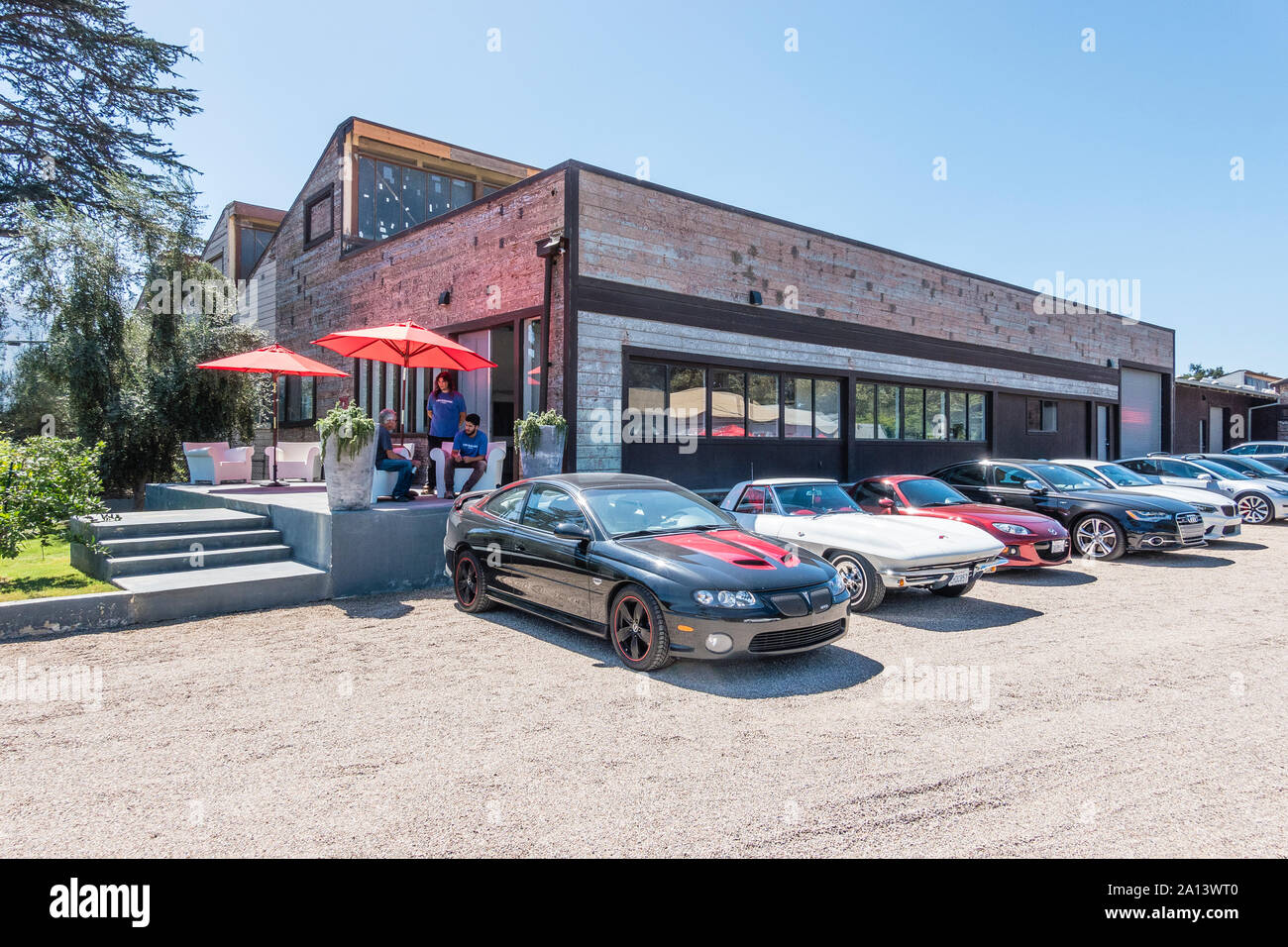 The exterior of the Collector Car Vault in Santa Paula, California