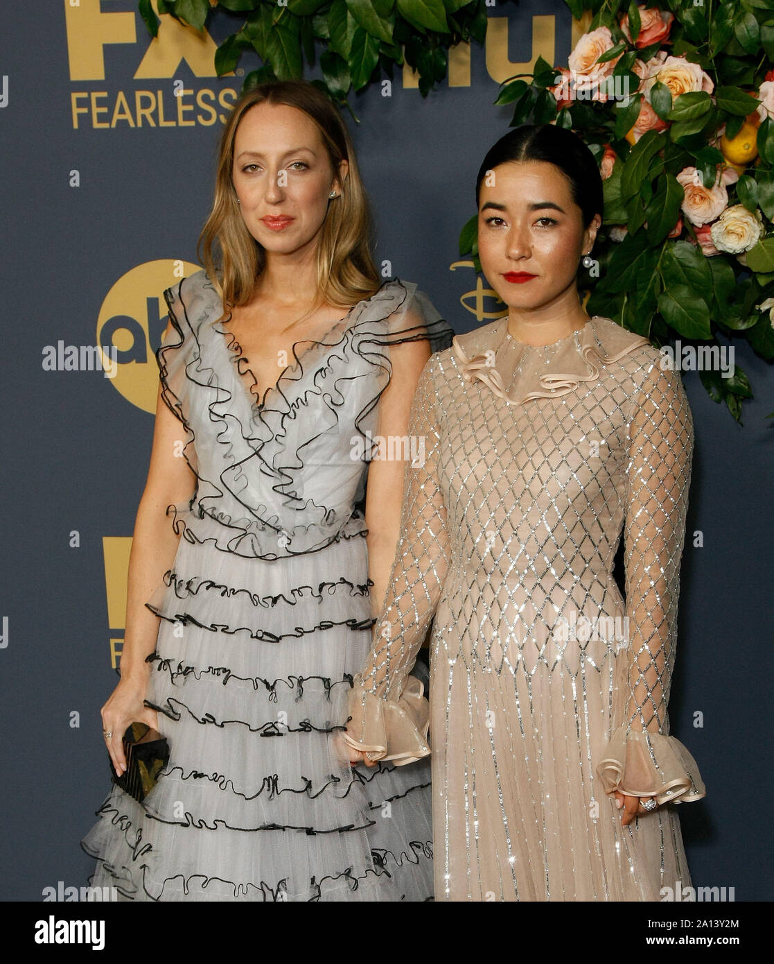 Los Angeles, USA. 22nd Sep 2019. Anna Konkle, Maya Erskine arrive at the Walt Disney Television Emmy Party on September 22, 2019 in Los Angeles, California. Photo: CraSH/imageSPACE/MediaPunch Credit: MediaPunch Inc/Alamy Live News Stock Photo