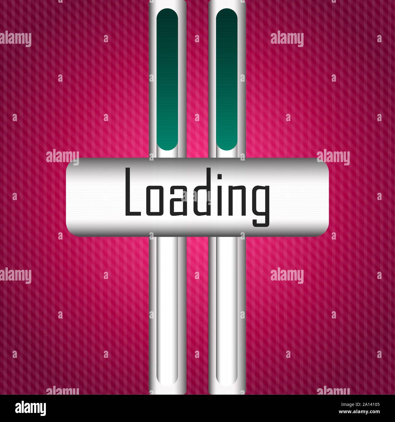 Loading bar image over a colored background - Vector Stock Vector Image ...
