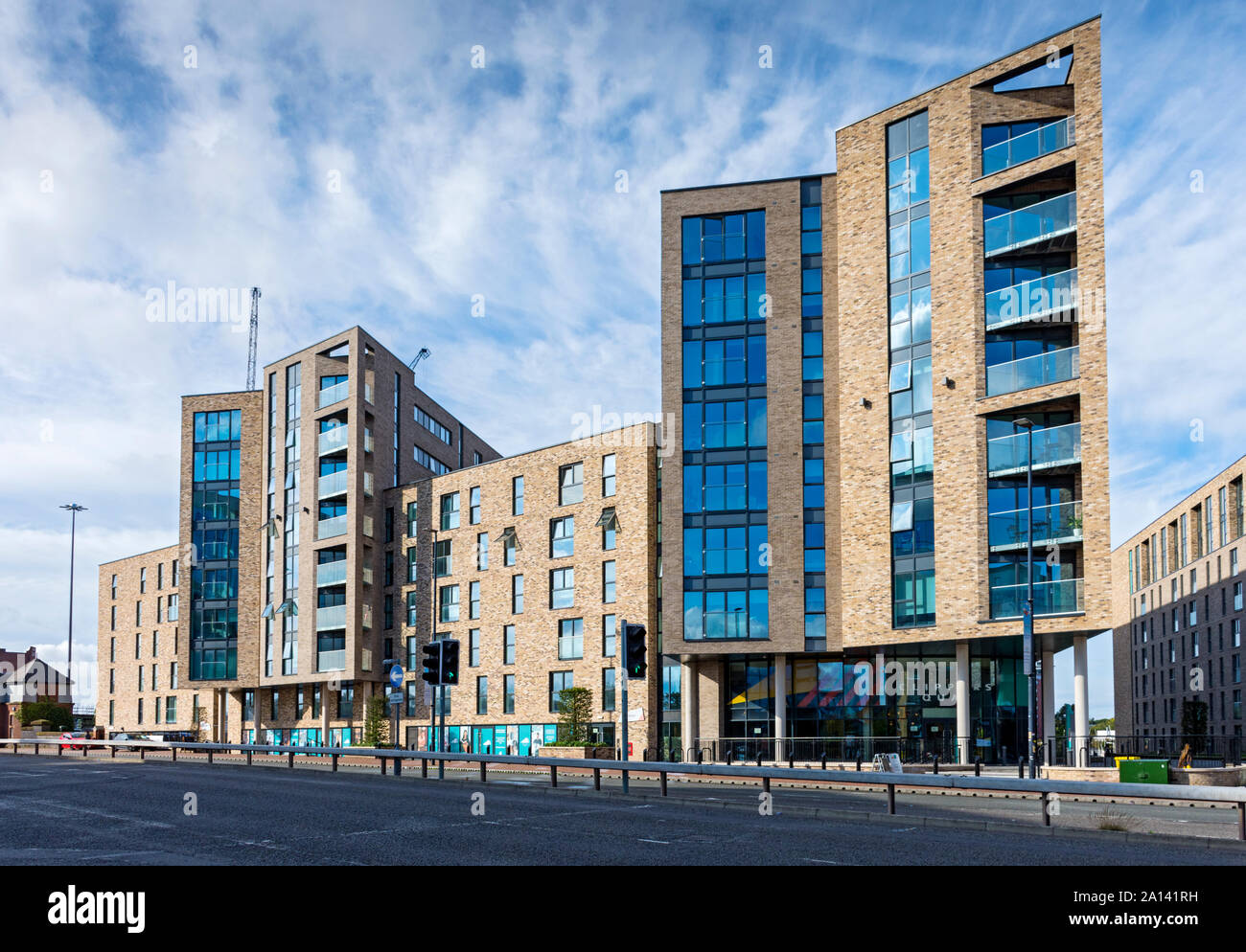 The Clippers Quay apartment blocks, Trafford Road, Salford Quays