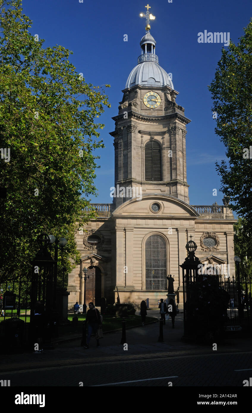 The Cathedral Church of St. Phillip, in Birmingham, Warwickshire, England Stock Photo