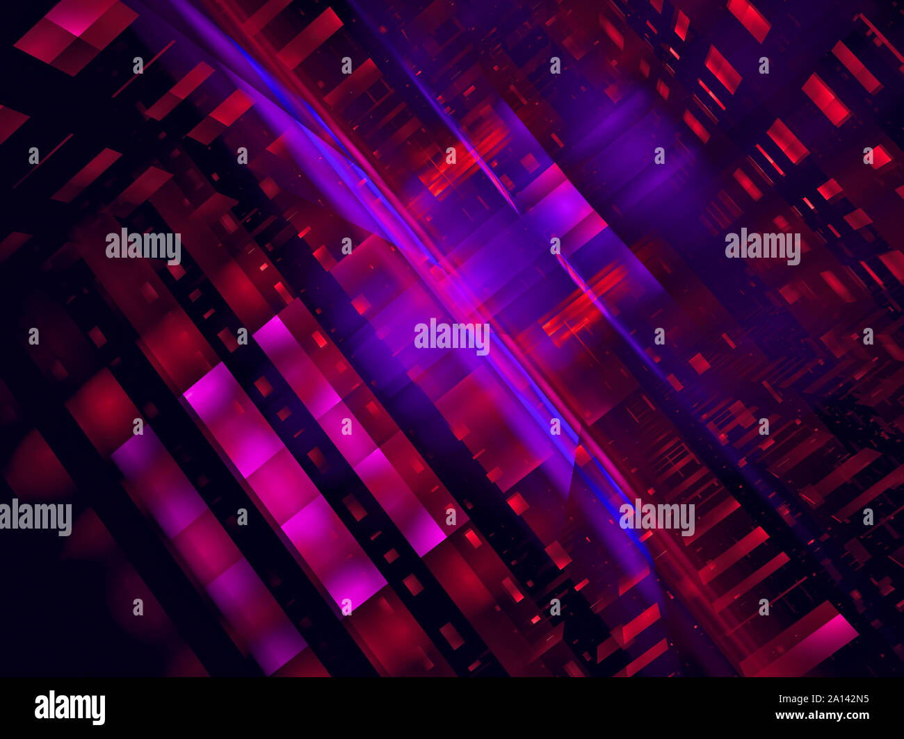 Abstract Stage Or Hall Digitally Generated 3d Illustration Stock 