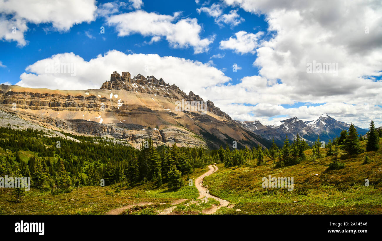 The Mountain View of Dolomite Peak from Dolomite Pass in Banff National  PArk, Alberta, Canada Stock Photo - Alamy