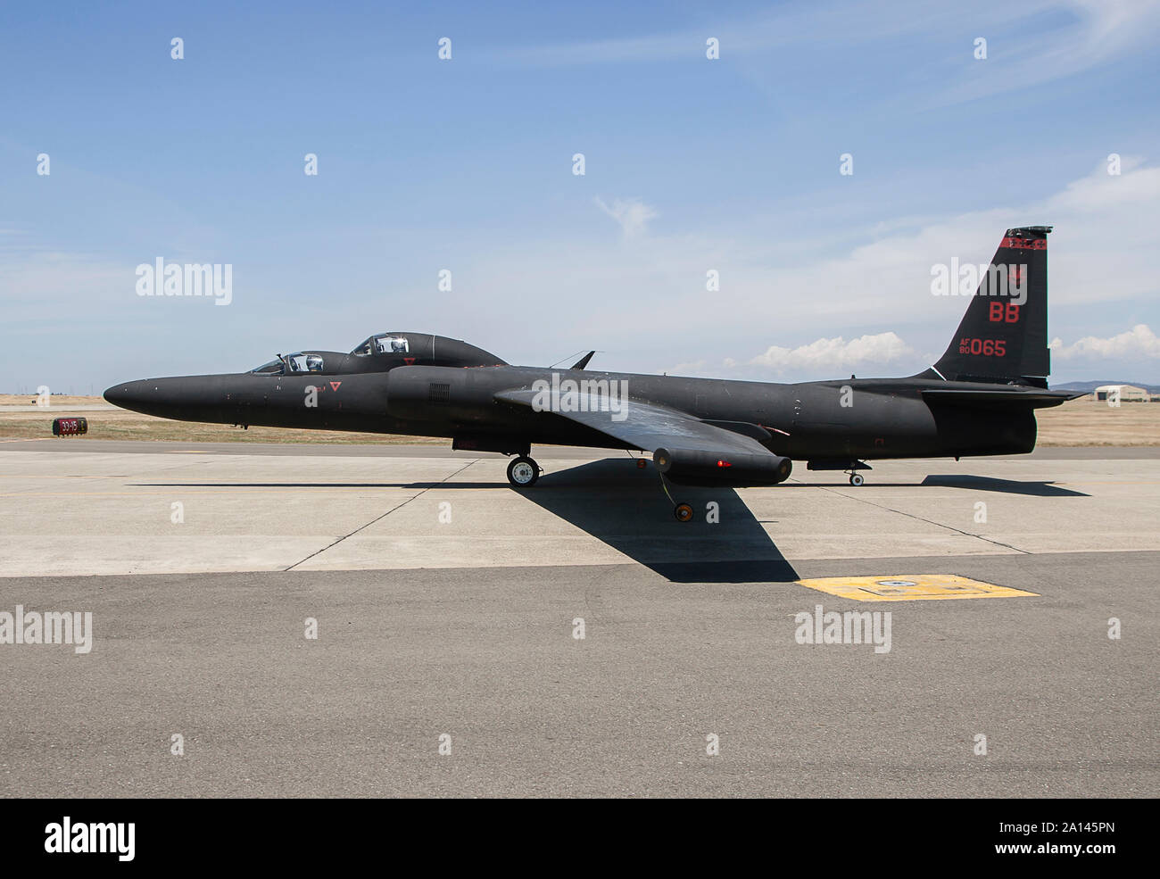 A twoseater TU25 at Beale Air Force Base, California Stock Photo Alamy
