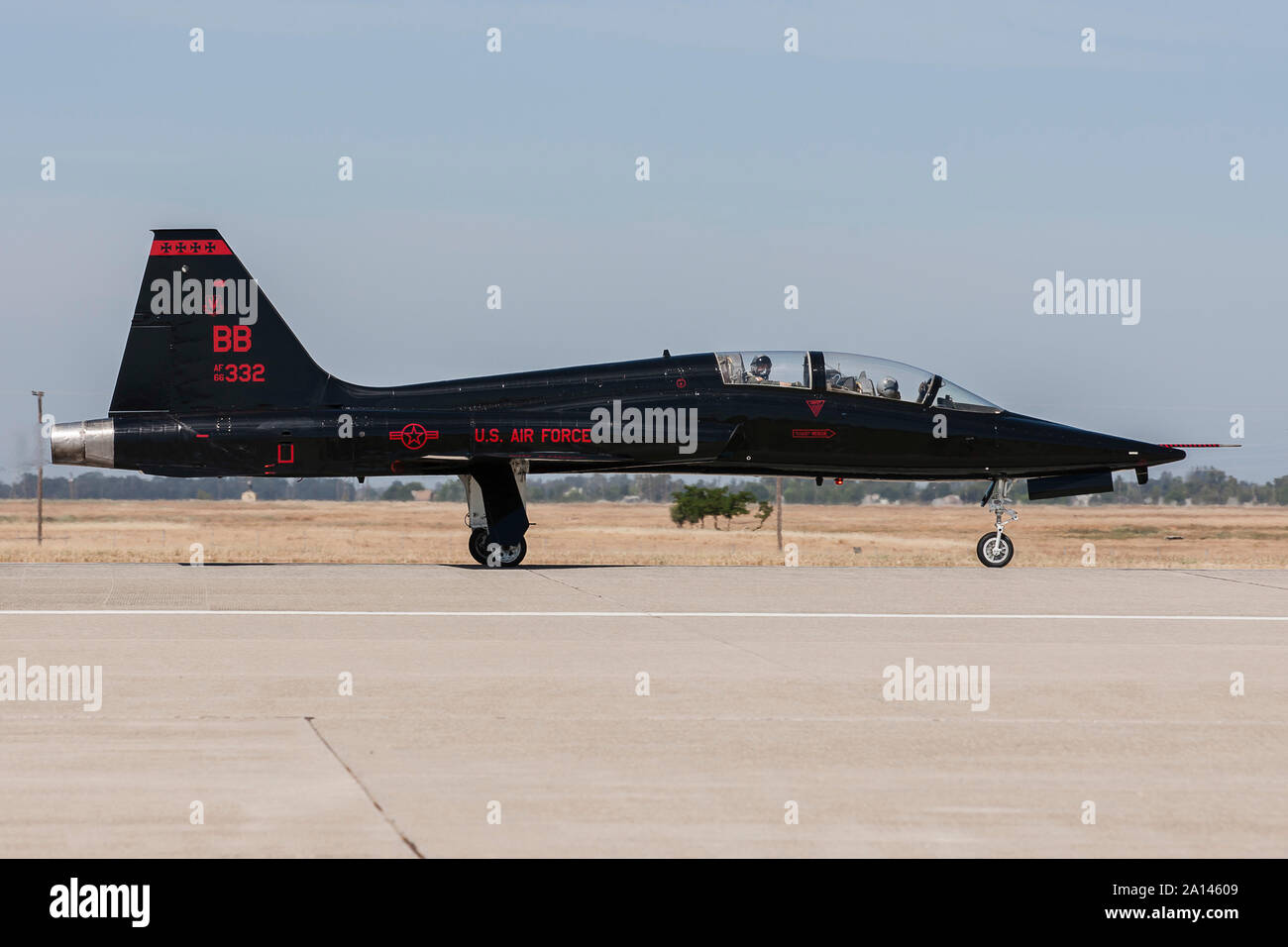 A U.S. Air Force T28A at Beale Air Force Base, California Stock Photo Alamy