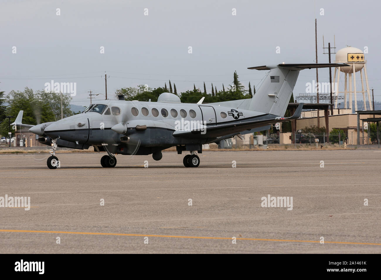 A MC12W Liberty at Beale Air Force Base, California Stock Photo Alamy