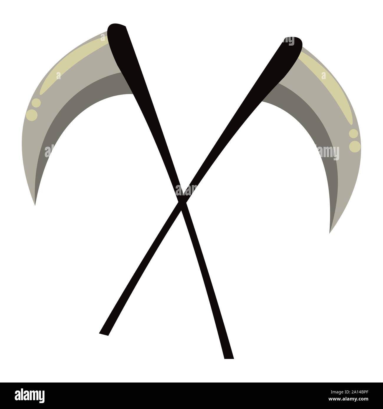 halloween death scythes weapons icons Stock Vector Image & Art Alamy
