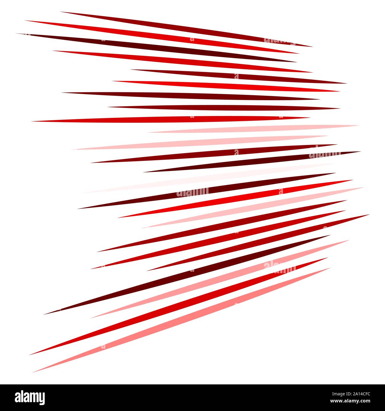 3D Abstract lines. Dynamic straight burst lines in perspective. Radial, radiating stripes. Rapid rays, beams in motion. Action, blast streaks, strips Stock Vector