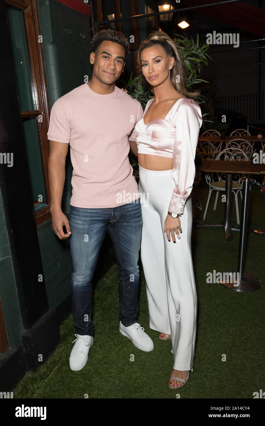 London, UK. 23rd Sep, 2019. Jordan Hames and Ferne McCann attend Ferne
