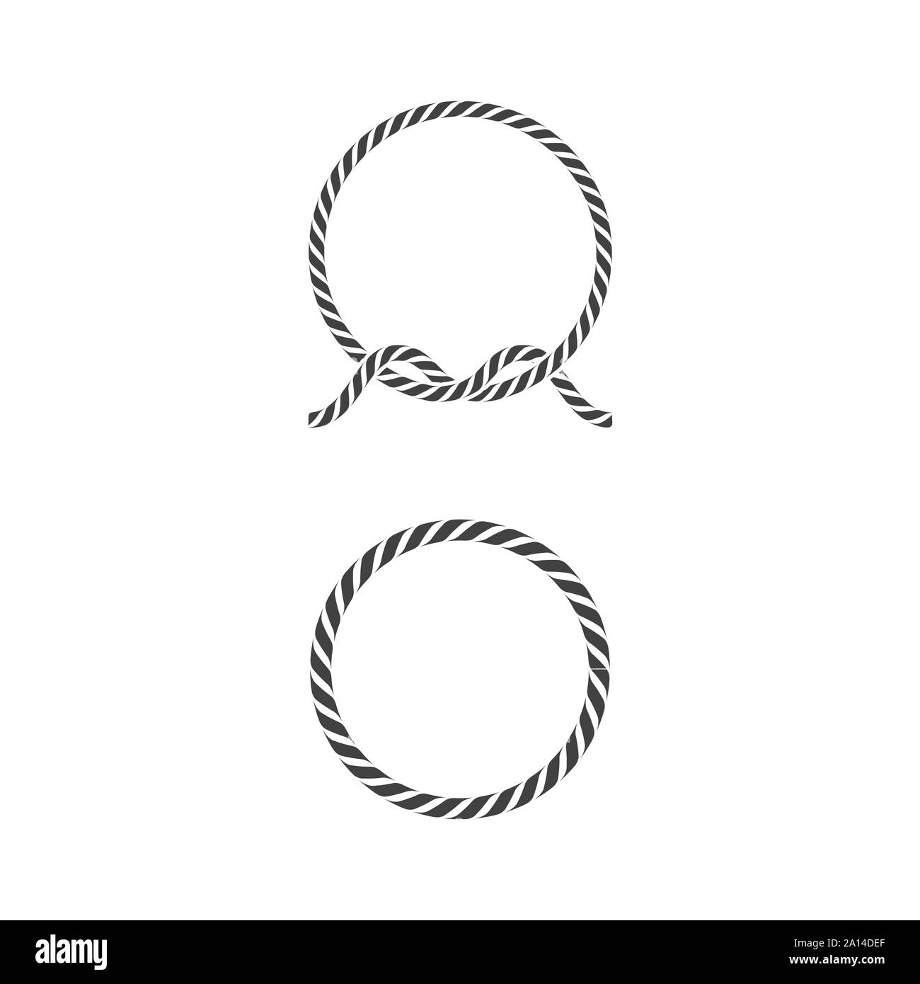 rope vector illustration design template Stock Vector
