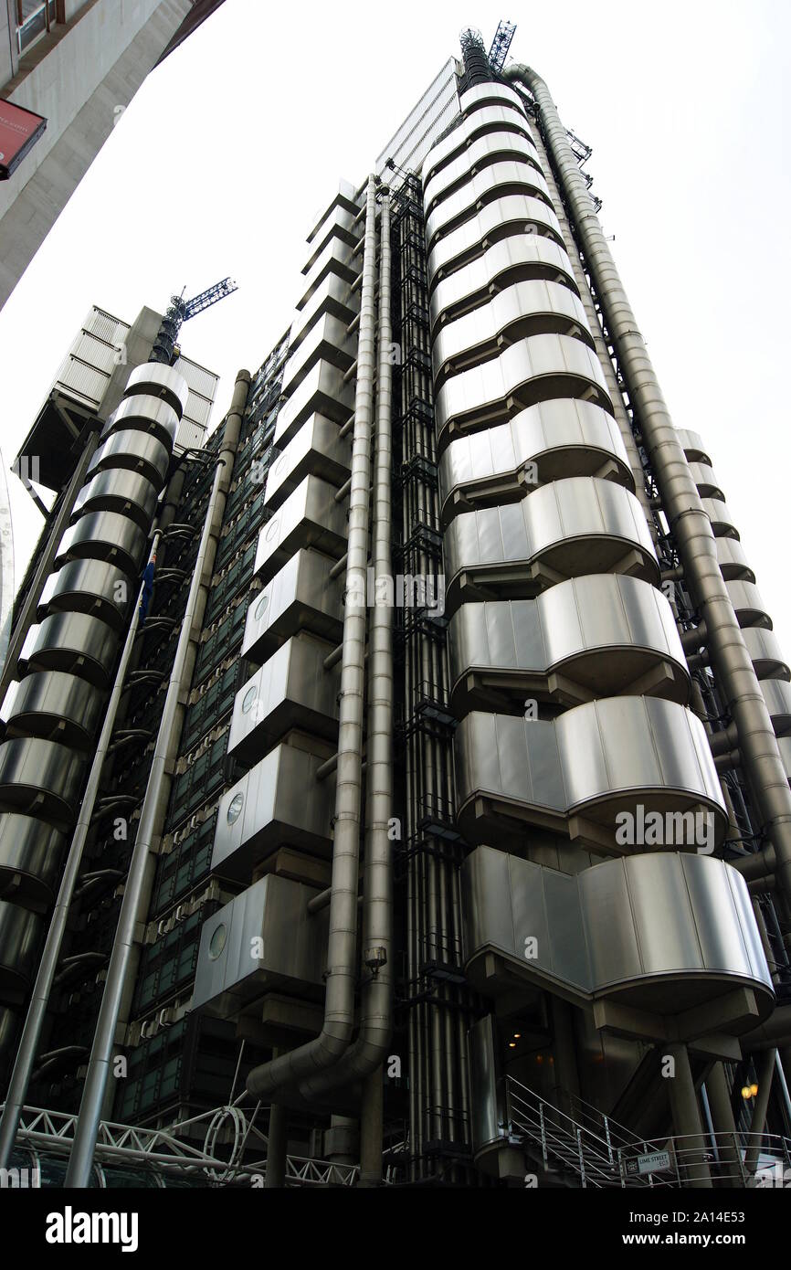 Lloyd's Building in the City of London, UK Stock Photo