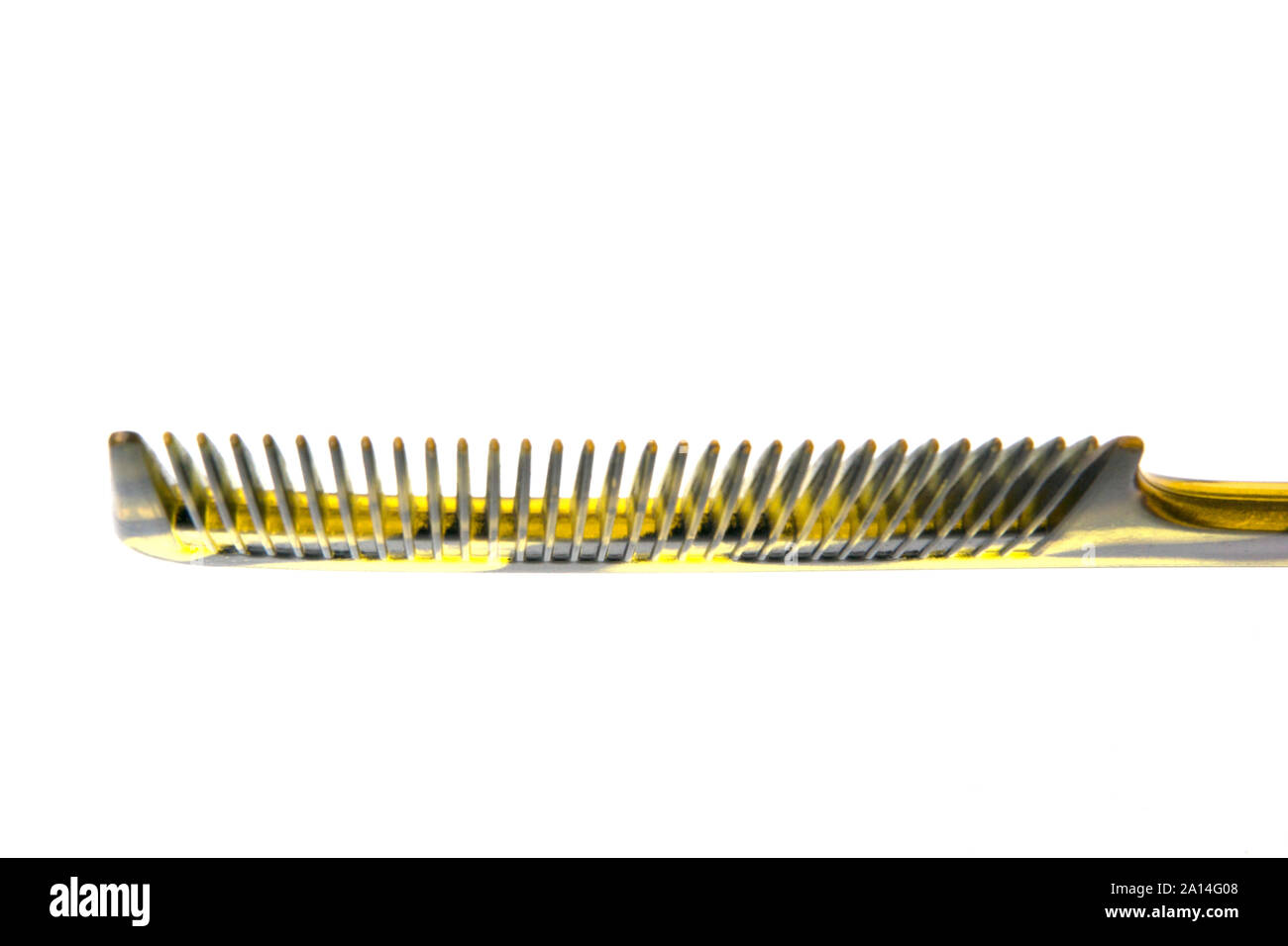 Hair comb isolated on white background Stock Photo - Alamy
