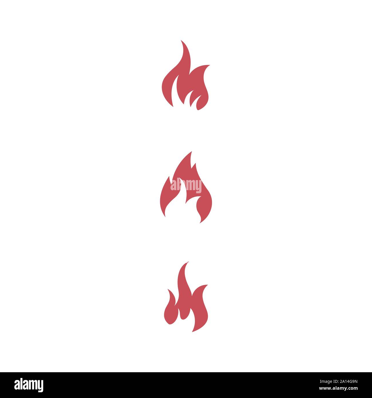 flame icon fire vector design template Stock Vector Image & Art - Alamy