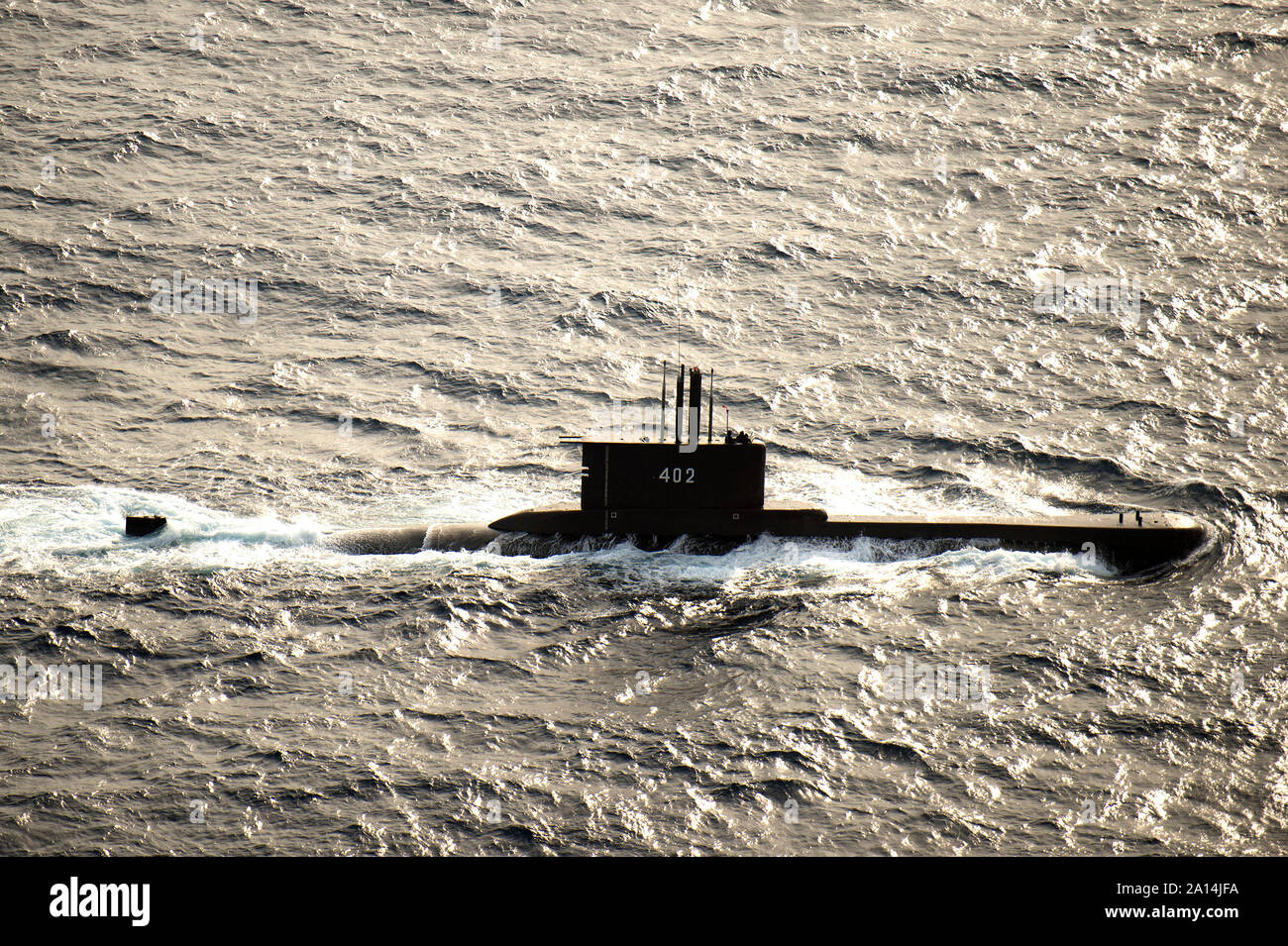 The Indonesian submarine KRI Nanggala. Stock Photo