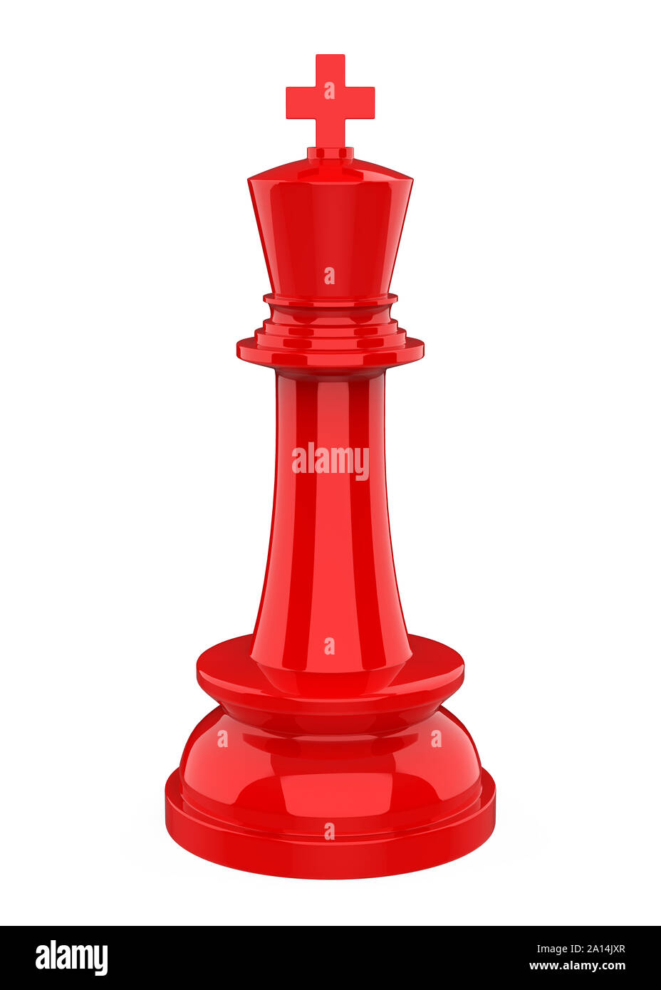 King Chess Piece Isolated Stock Photo Alamy