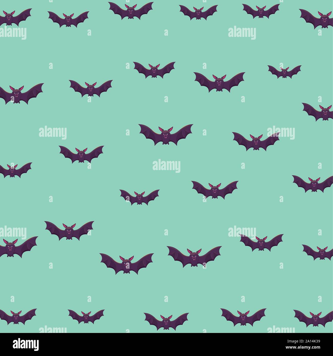 halloween bats flying animals pattern Stock Vector Image & Art - Alamy