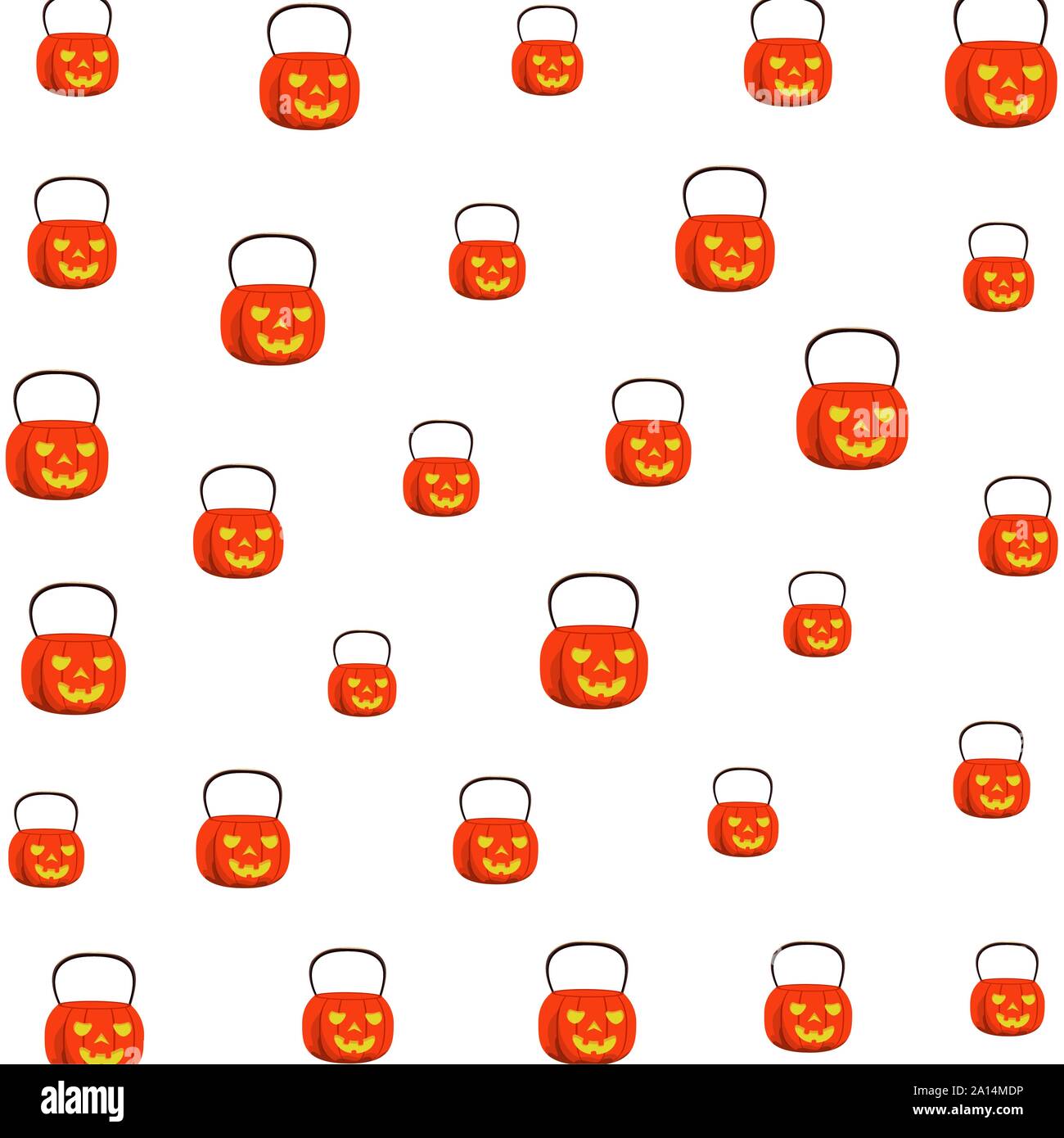 halloween pumpkins with faces pattern Stock Vector Image & Art - Alamy