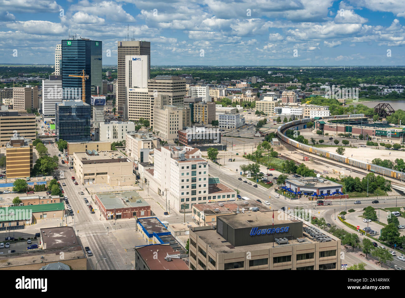 Winnipeg Aerial High Resolution Stock Photography And Images Alamy