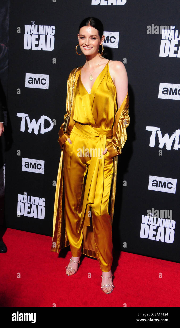 Hollywood, California, USA 23rd September 2019 Actress Lydia Hearst attends  The Walking Dead Season 10 Premiere