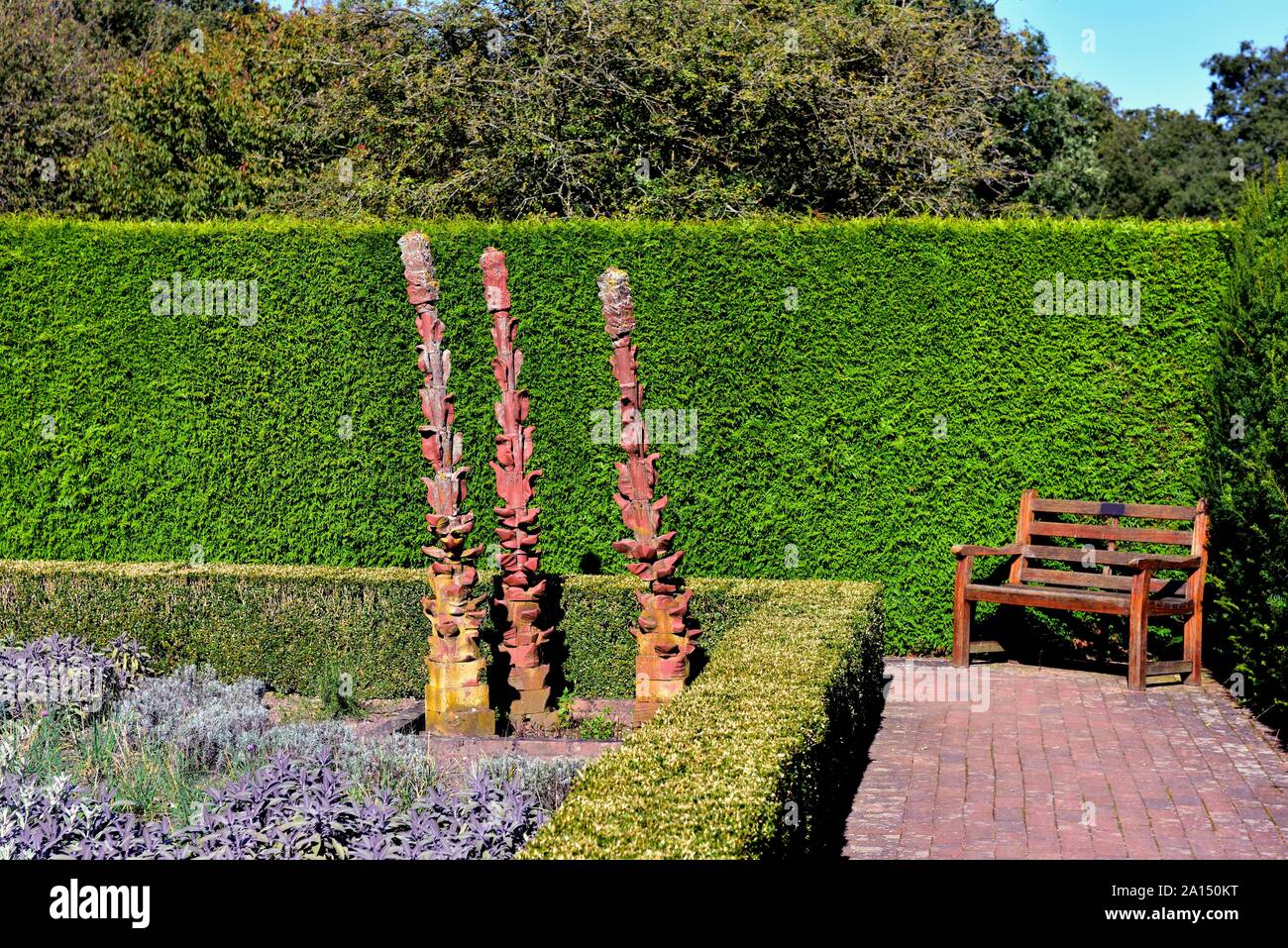 Rufford Abbey Country Park,Gardens,Ollerton,Nottingham,Nottinghamshire,UK Stock Photo