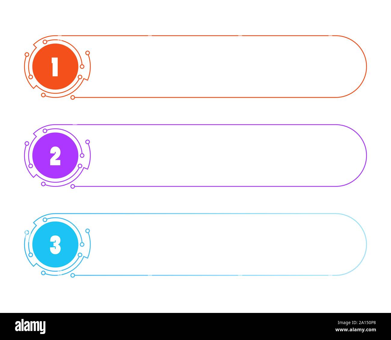 technology Infographics vector template Stock Vector