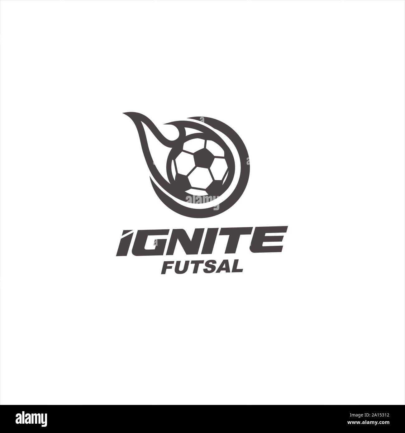 Fire Soccer Ball Logo Hi res Stock Photography And Images Alamy