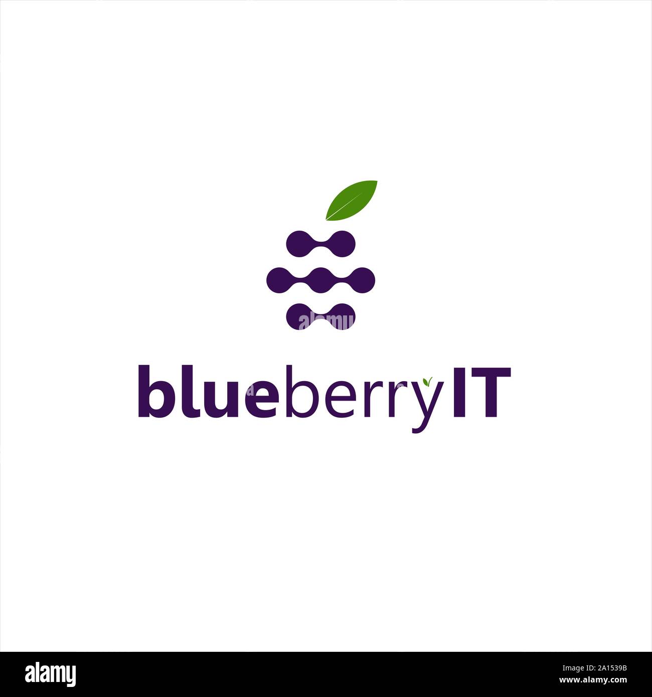 Dots for Blueberry Stock Vector