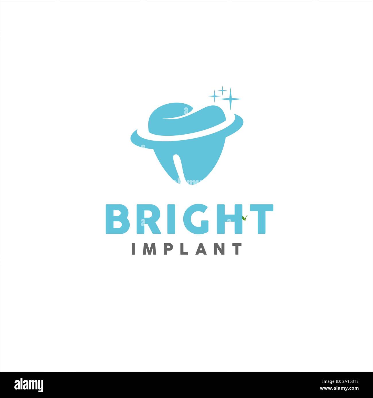 Modern logo for dental Stock Vector