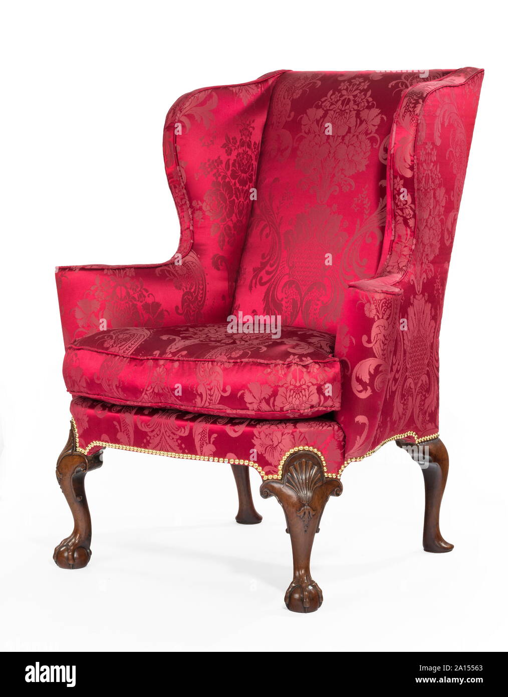 Antique wing chair Cut Out Stock Images & Pictures Alamy