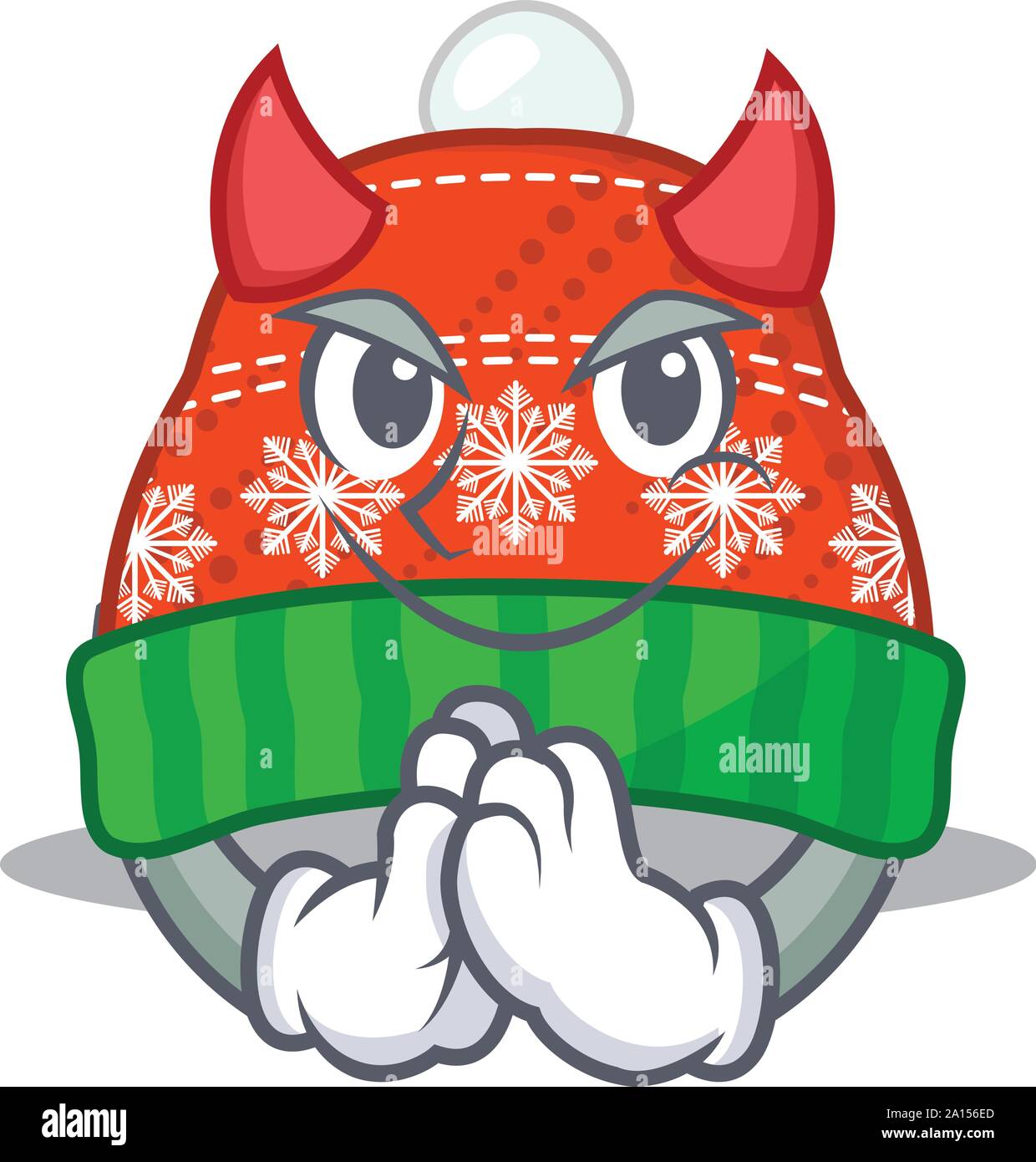 Winter Devil Hooded Sweater Top
