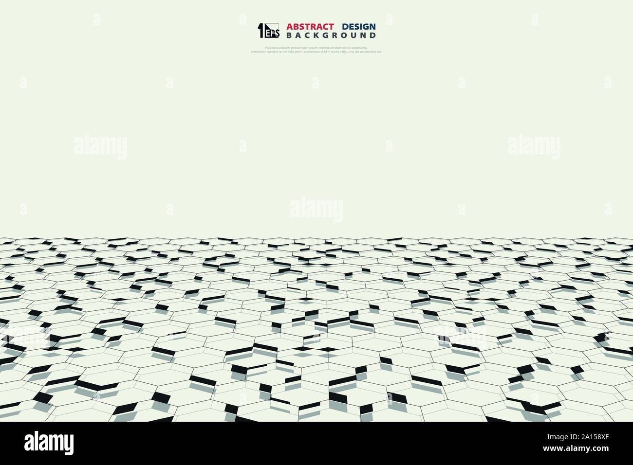 Abstract cover hexagon pattern design of tech background. You can use ...