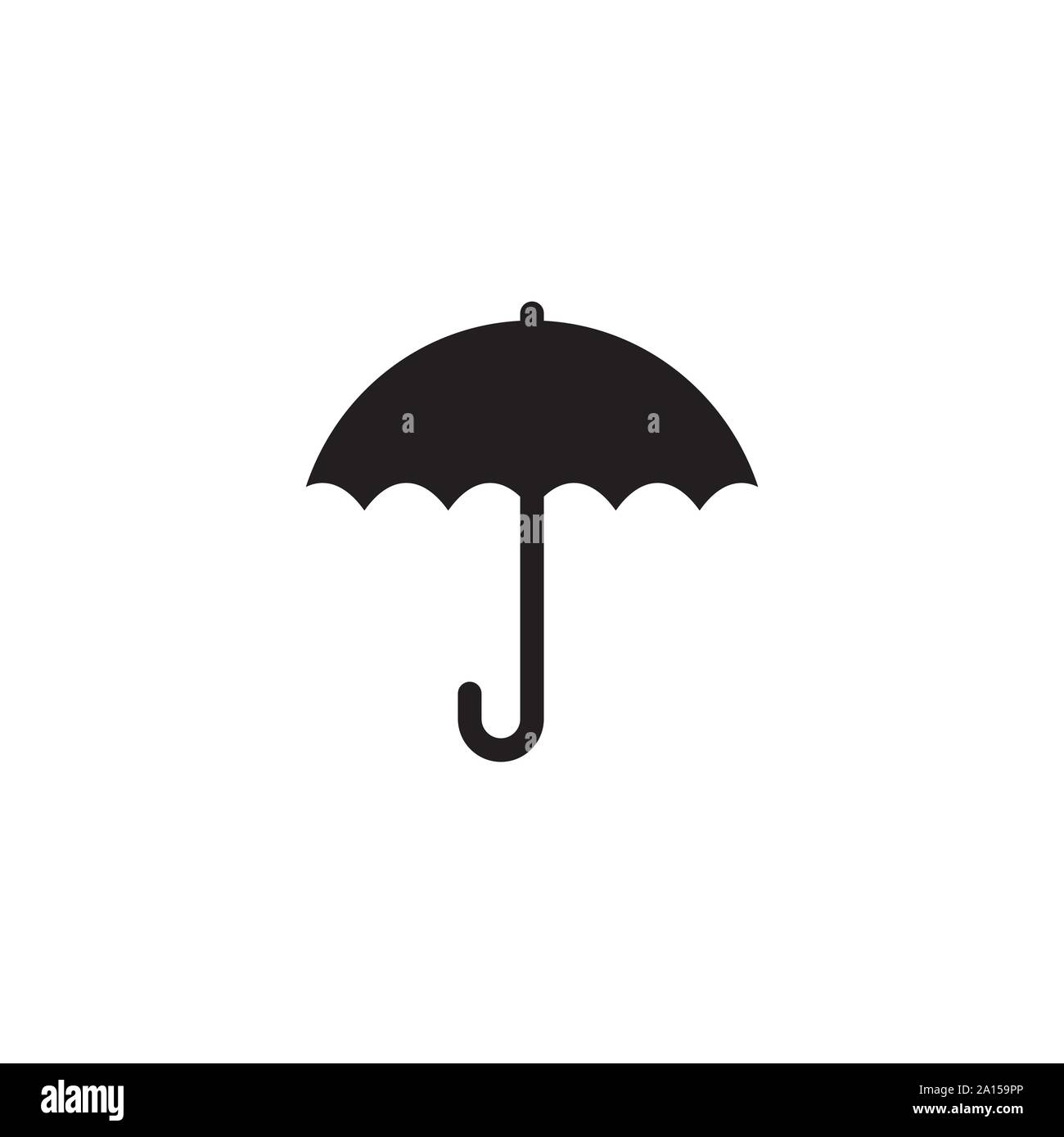Umbrella graphic design template vector isolated illustration Stock