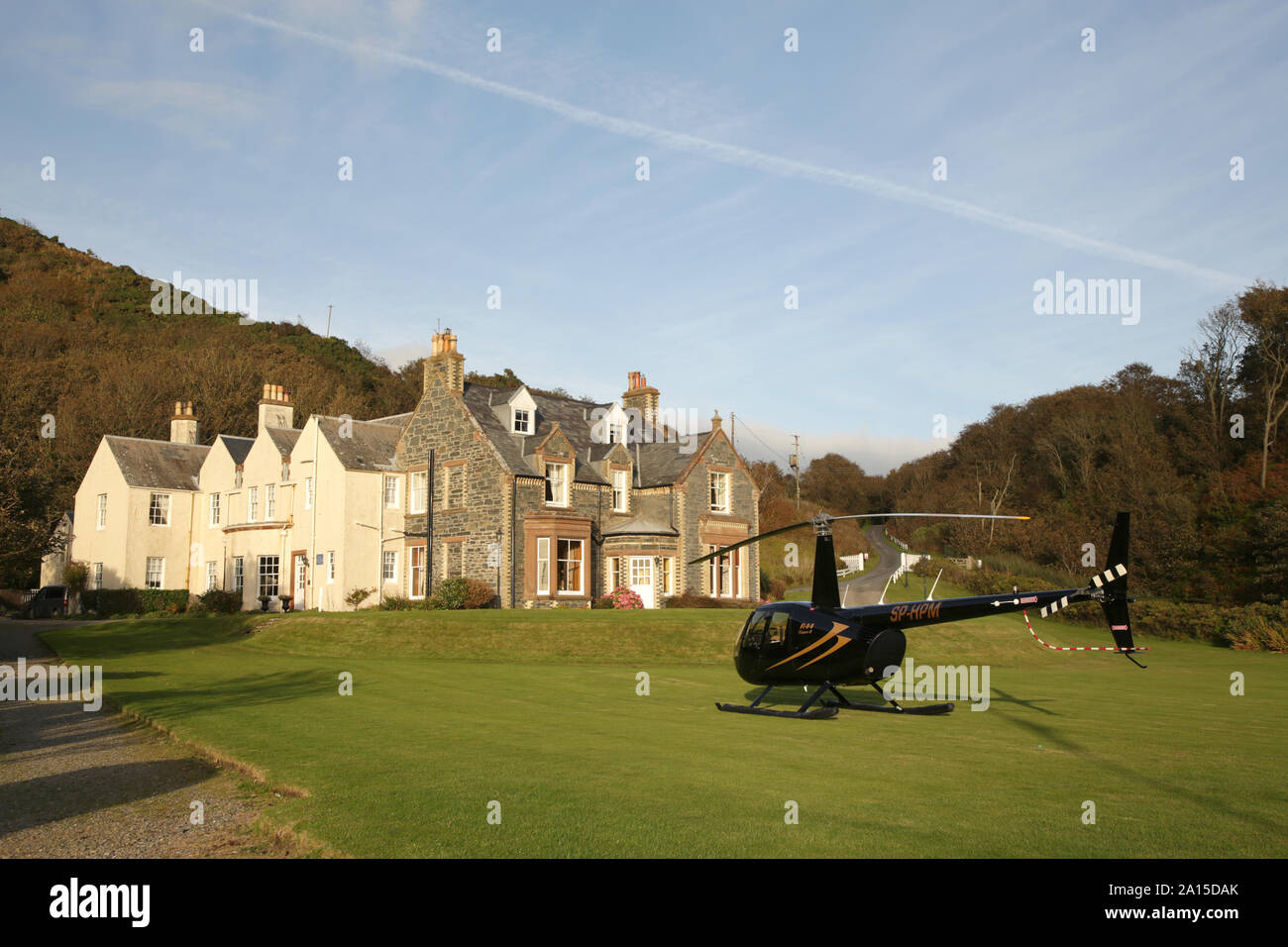 Helicopter hotel hi-res stock photography and images - Alamy
