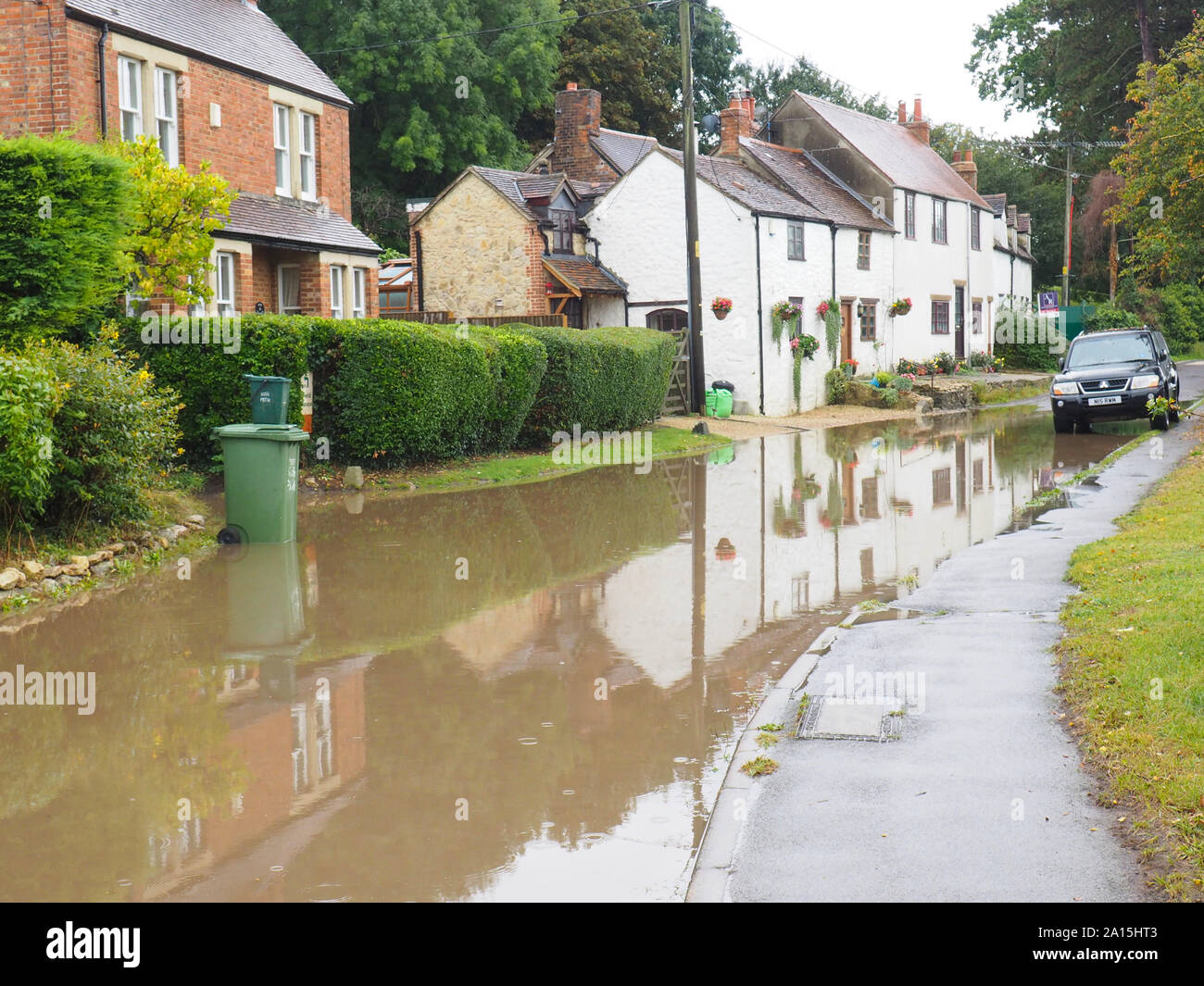 Forest Hill, Oxfordshire, UK. 24th Sept 2019. A night of heavy rain ...