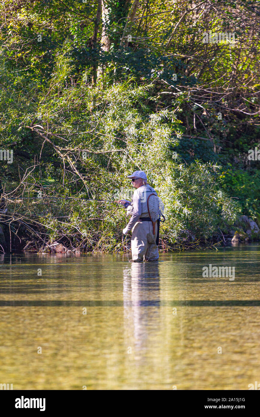 Flyfishing Europe Stock Photo Alamy