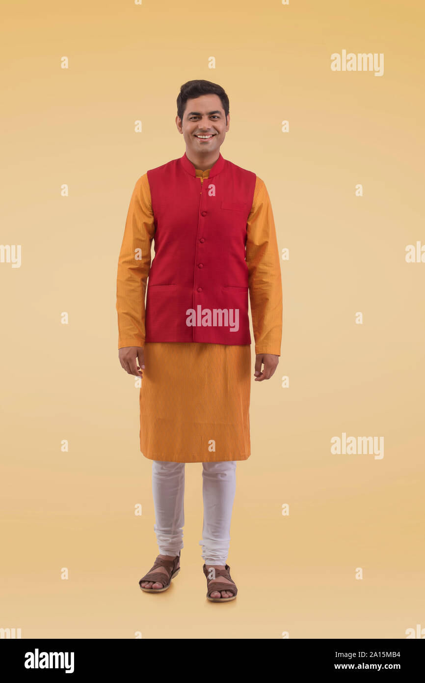 Portrait of a man in traditional dress Stock Photo - Alamy
