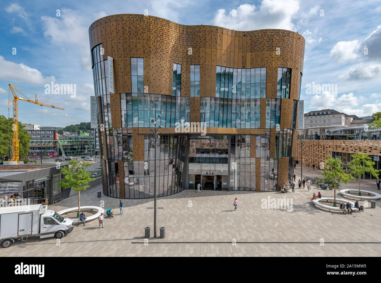 Primark's flagship store on City Plaza in Wuppertal, Germany. Designed by architects Chapman Taylor. Stock Photo