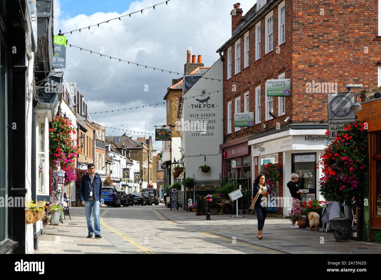 Church Street in Twickenham,West London England UK Stock Photo Alamy