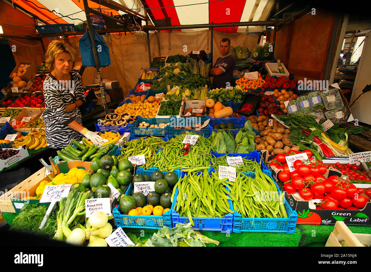 Cambridge Exposition of fruits and vegetables at the market Photo