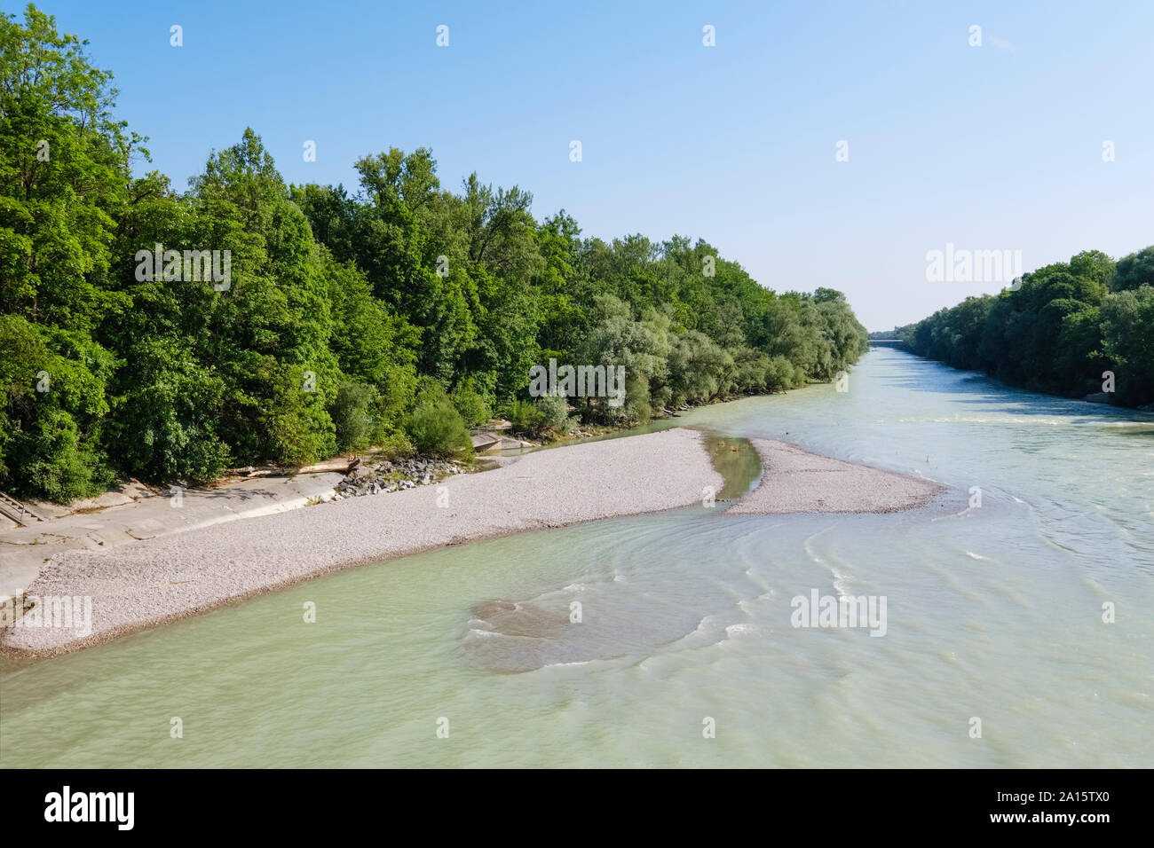 Germany, Upper Bavaria, Isar river Stock Photo