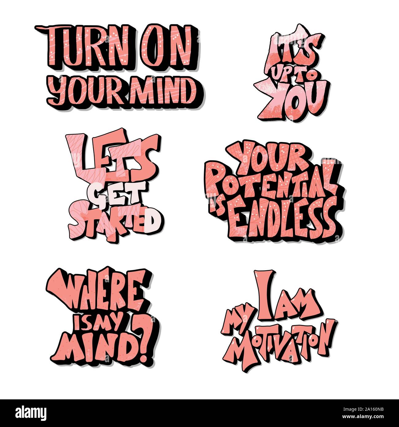 Premium Vector  Set of lettering phrases for print with dance quote. hand  drawn isolated design. calligraphy motivation poster. vector illustration.
