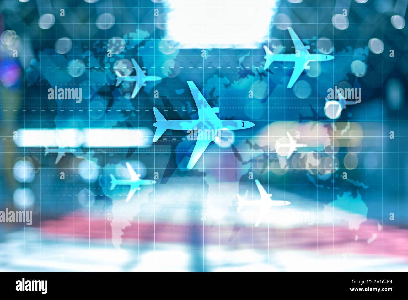 Flight path and world map hi-res stock photography and images - Alamy