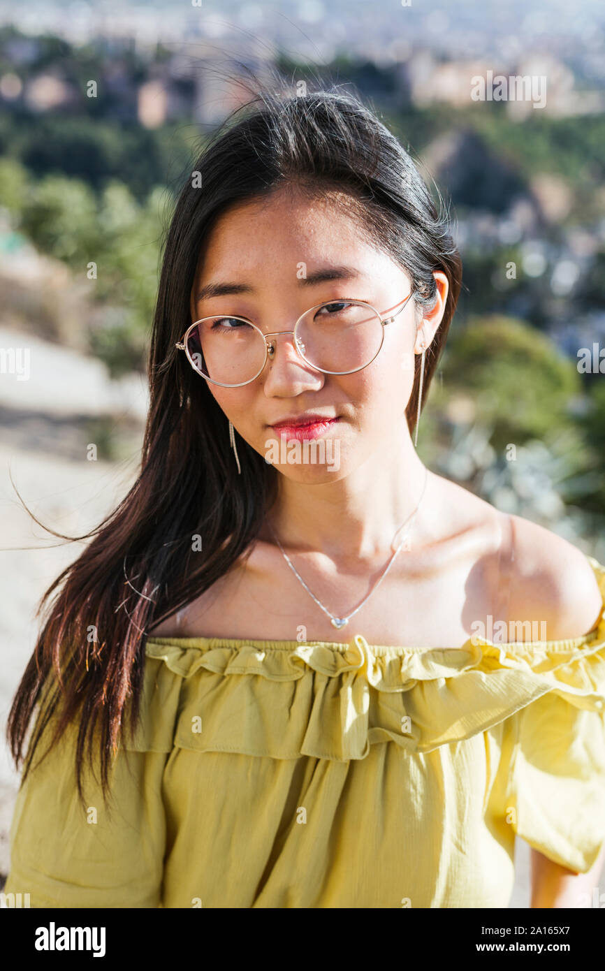 Beautiful young woman outdoors hi-res stock photography and images - Alamy