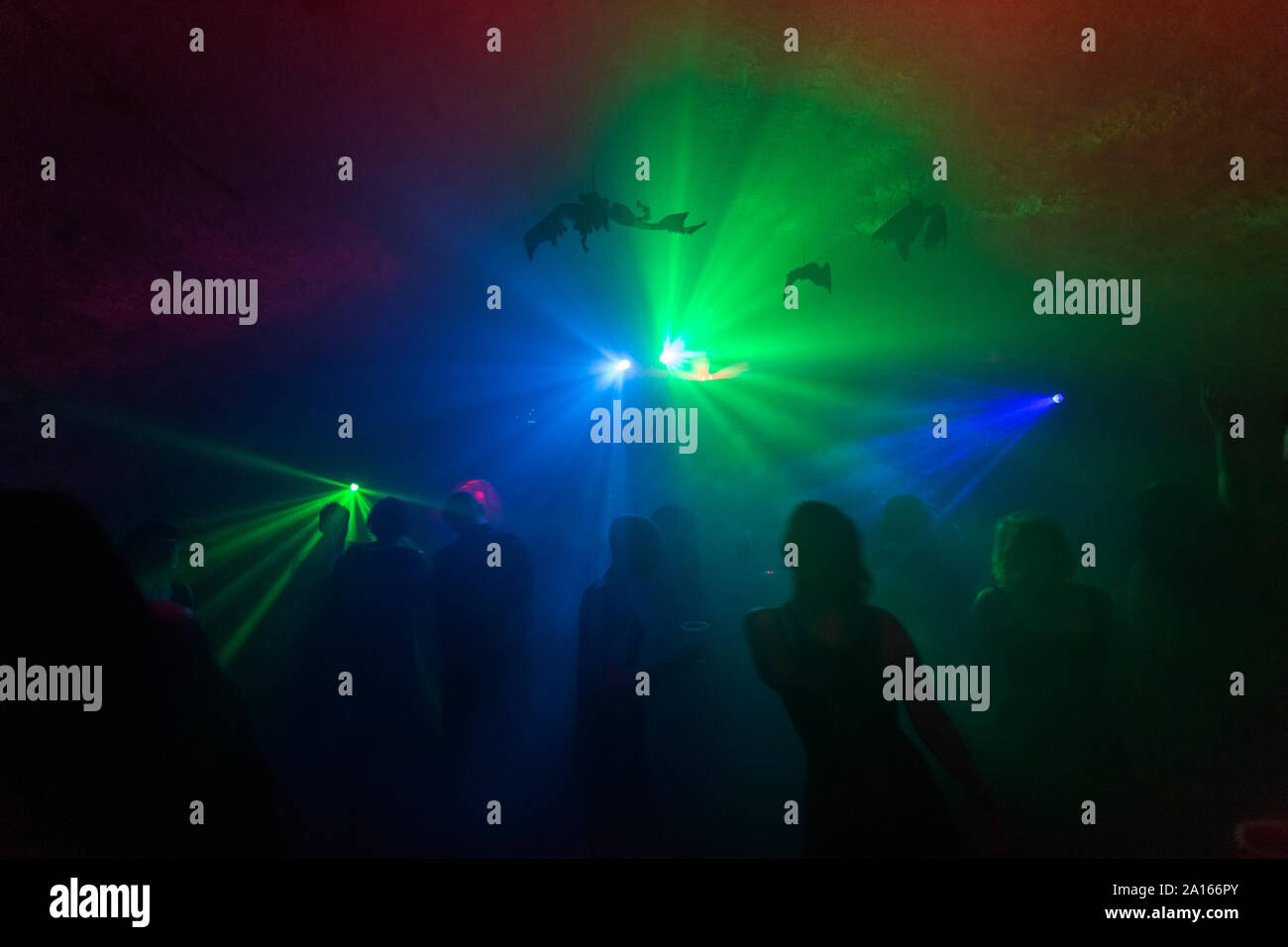 People dancing in a club Stock Photo