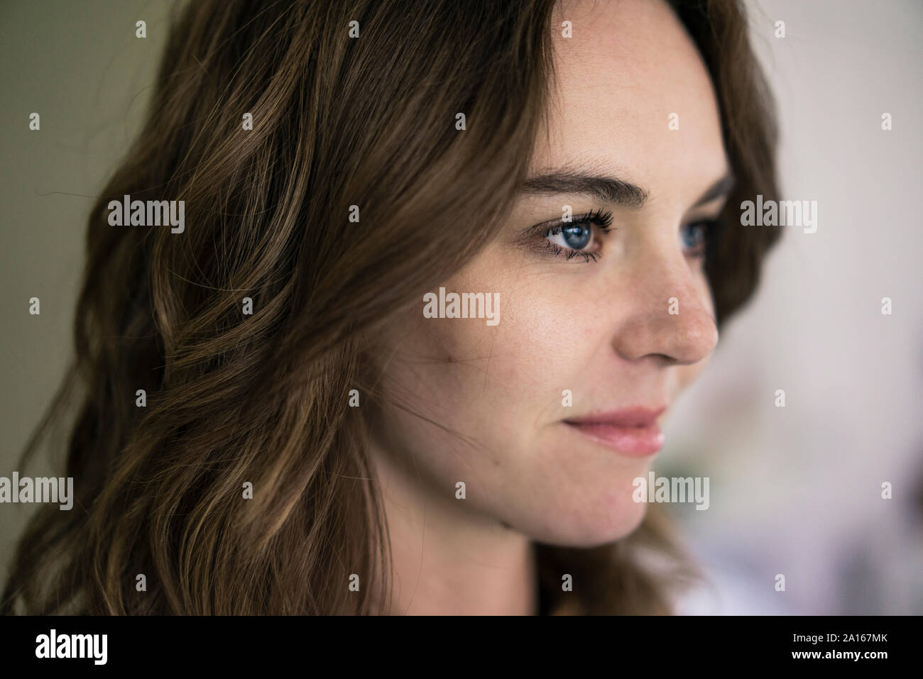 Portrait of a pretty woman Stock Photo