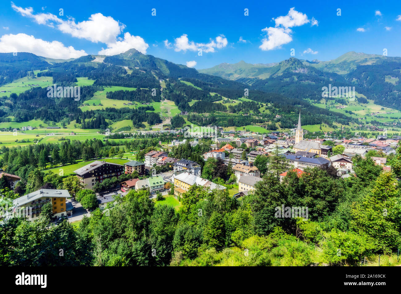 Austria, Salzburg State, Bad Hofgastein, village view Stock Photo