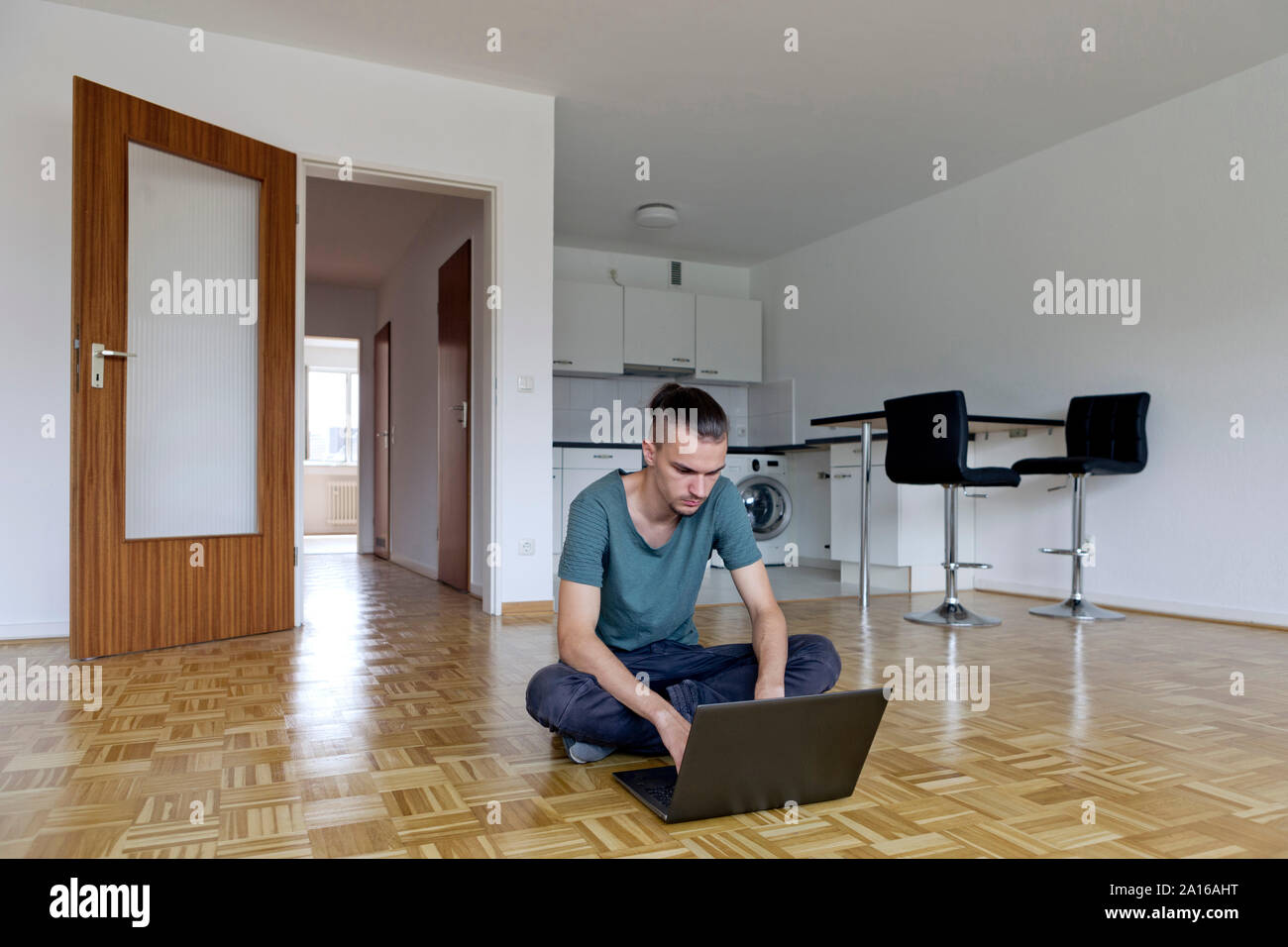 Empty office interior one person hires stock photography and images